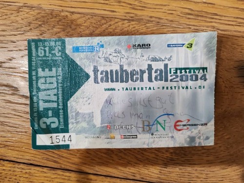 Konzertticket taubertal open - konzertticket,