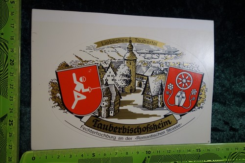 Alter aufkleber taubertal - alter,