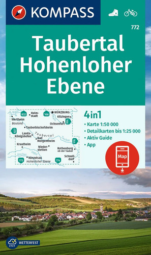 Kompass wanderkarte 772 - kompass,