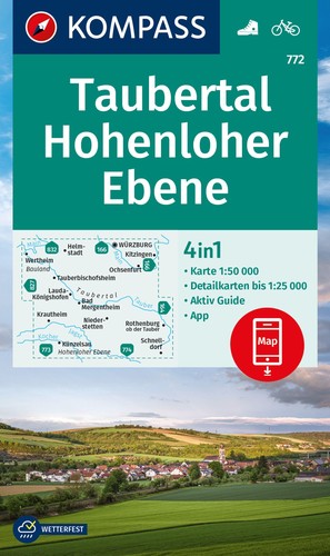 Kompass wanderkarte 772 - kompass,