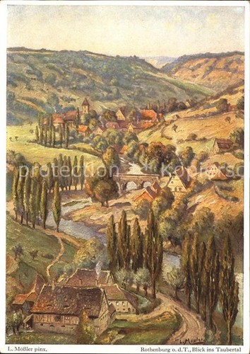 Moessler rothenburg ob der - moessler, l.