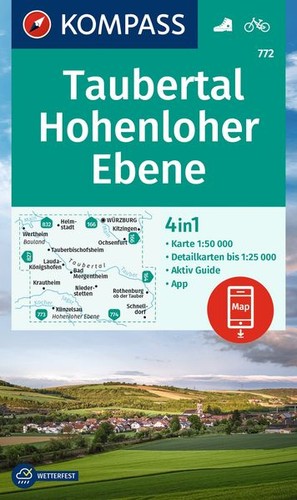 Kompass wanderkarte 772 - kompass,