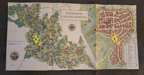 Nostalgie faltkarte rothenburg - nostalgie,