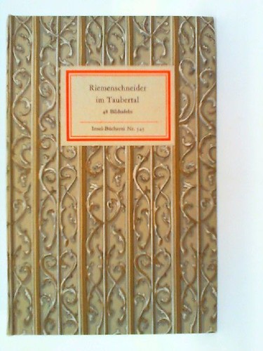 Riemenschneider taubertal - im,