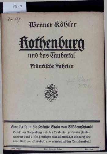 Rothenburg und das taubertal - und,