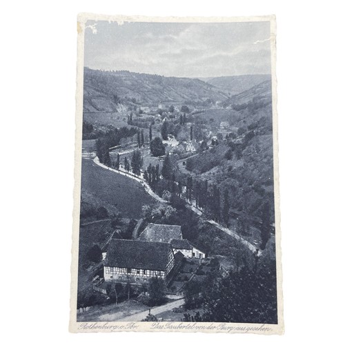 Postkarte rothenburg der - postkarte,