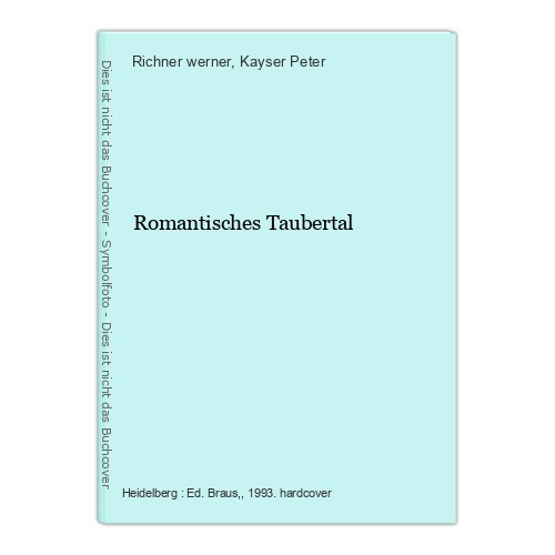 Romantisches taubertal richner - taubertal,