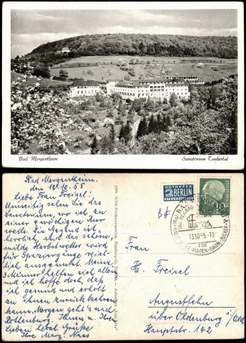 Ansichtskarte bad mergentheim - bad,