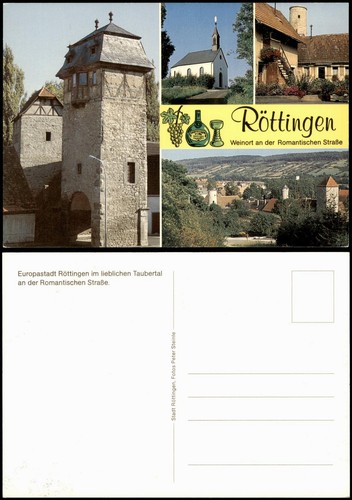 Röttingen mehrbild - röttingen, mehrbild-ak